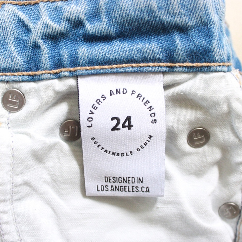 Lover + Friends Reece High Rise Slim Straight Jeans - Picture 6 of 9
